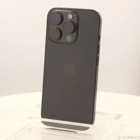 〔中古品〕 iPhone16 Pro 128GB ブラックチタニウム MYMV3J／A SIMフリー【269】