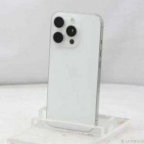 〔中古品〕 iPhone16 Pro 128GB ホワイトチタニウム MYMW3J／A SIMフリー【297】