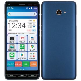 【中古】【安心保証】 Y!mobile A001KC ネイビー