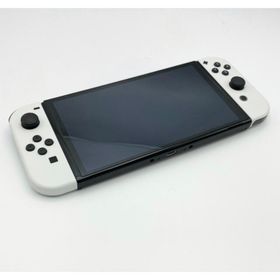 ニンテンドースイッチ(Nintendo Switch)のSwitch 有機ELモデル 本体・ジョイコンのみ ホワイト 中古品(家庭用ゲーム機本体)
