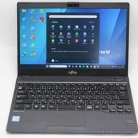 中古 フルHD 13.3型 Fujitsu LIFEBOOK U938S Windows11 第8世代 i5-8350u 8GB 256GB-SSD カメラ 無線 Office付き 中古パソコン 管:1414s