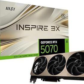 MSI GeForce RTX 5070 12G INSPIRE 3X OC グラフィックスボード VD9069
