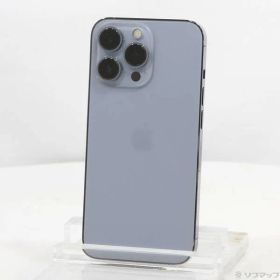 〔中古品〕 iPhone13 Pro 256GB シエラブルー MLUU3J／A SIMフリー【348】