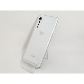 【中古】LG電子 docomo 【SIMロック解除済み】 LG VELVET（LG Dual Screen付） オーロラ ホワイト 6GB 128GB L-52A【新宿】保証期間1ヶ月【ランクB】
