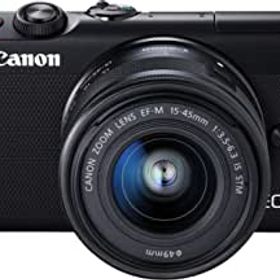 Canon ミラーレス一眼カメラ EOS M100 EF-M15-45 IS STM レンズキット(ブラック) EOSM100BK1545ISSTMLK