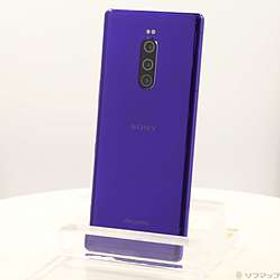 Xperia 1 64GB パープル SO-03L docomoロック解除SIMフリー