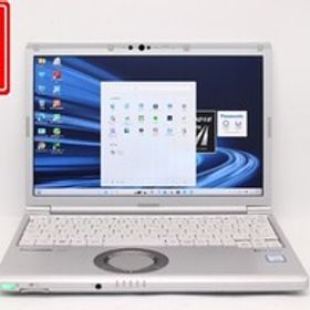 中古 フルHD 12.1型 Panasonic Let's note CF-SV7RFCVS Windows11 八世代 i5-8350U 8GB 256GB-SSD カメラ LTE 無線 Office付 管:1828j