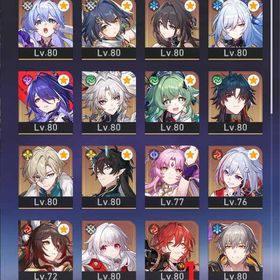 【ユーザー名未設定+誕生日未設定】キャストリス+餅 長夜月 セイレンス ファイノン 黄泉+餅 ロビン | 崩壊スターレイル(崩スタ)のアカウントデータ、RMTの販売・買取一覧