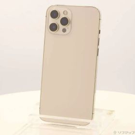 〔中古品〕 iPhone12 Pro Max 128GB ゴールド MGCW3J／A SIMフリー【258】