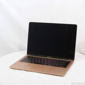 〔中古〕Apple(アップル) MacBook Air 13.3-inch Mid-2019 MVFM2J／A Core_i5 1.6GHz 8GB SSD128GB ゴールド 〔10.15 Catalina〕〔258-ud〕