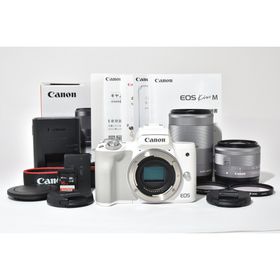 CANON EOS Kiss M ダブルズームキット C496(ミラーレス一眼)