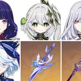 フリーナ+雷電将軍+夢見月瑞希2凸+ナヒーダ+草薙の稲光+スカーク+天空の翼+蒼耀+刻晴+風鷹剣+七 | 原神のアカウントデータ、RMTの販売・買取一覧