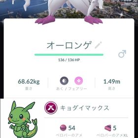 「ミニ垢／非対面トレード」国産✨色違いダイナマックスルギア | ポケモンGOのアカウントデータ、RMTの販売・買取一覧