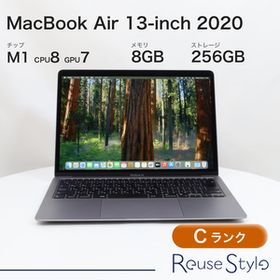 MacBook Air 13インチ 2020 M1 スペースグレイ 8GB 256GB JISキーボード Cランク