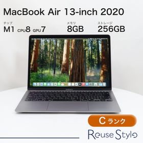 MacBook Air 13インチ 2020 M1 スペースグレイ 8GB 256GB JISキーボード Cランク