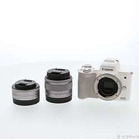 〔中古品〕 EOS Kiss M ダブルレンズキット ホワイト〔中古品〕 EOS Kiss M ダブルレンズキット ホワイト