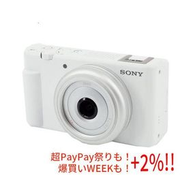 【中古】SONY製 デジタルカメラ VLOGCAM ZV-1F (W) ホワイト 2010万画素 元箱あり