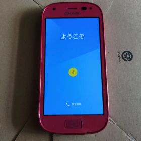 【美品】F-04J 充電アダプタ/卓上ホルダ付属 らくらくスマートフォン ピンク