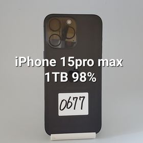 アイフォーン(iPhone)の<0677>美品iPhone 15pro max 1TB訳あり(スマートフォン本体)