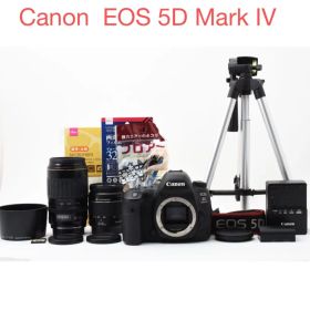 一眼レフカメラ/Canon EOS 5D Mark IV標準&望遠レンズセット