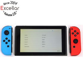 ニンテンドースイッチ(Nintendo Switch)の任天堂 Nintendo Switch バッテリー拡張モデル HAD-S-KABAA ネオンブルー・ネオンレッド 液晶画面いたみ(家庭用ゲーム機本体)