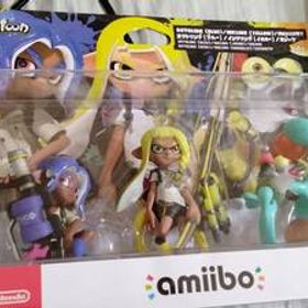 新品未開封●純正 amiibo トリプルセット[インクリング【イエロー】/オクトリング【ブルー】/コジャケ] スプラトゥーン3◆送料無料