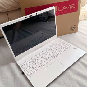 【美品】NEC LAVIE N1575 ノートパソコン パールホワイト