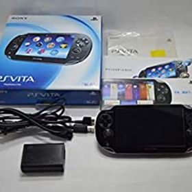 【中古】「非常に良い」PlayStation Vita (プレイステーション ヴィータ) Wi‐Fiモデル クリスタル・ブラック (PCH-1000 ZA01) （メーカー生産終了）