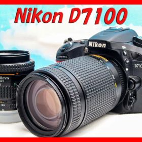 ニコン Nikon D7100⭐️ダブルレンズ⭐️スマホ転送可⭐️本格一眼レフ