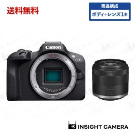 キヤノン EOS R100 ボディ ブラック + 広角ズームレンズセット RF-S14-30mm F4-6.3 IS STM PZ ブラック イオス ミラーレス一眼カメラ Canon（出荷後転送不可）