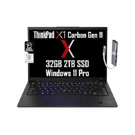 Lenovo ThinkPad X1 Carbon Gen 11 (14" FHD+ Touchscreen, Intel 10-Core i7-1365U, 32GB RAM, 2TB SSD) Business Laptop, 13.5-Hr Long Battery Life, Backlit