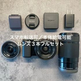 【スマホ転送・本体給電可能モデル】SONY NEX-5T レンズ3本セット