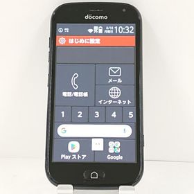 らくらくスマートフォン me F-01L ドコモ ブラック 送料無料 即決 本体 c13959