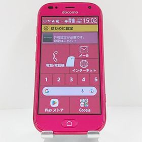 らくらくスマートフォン me F-01L ドコモ ピンク 送料無料 即決 本体 c12243