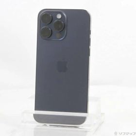 〔中古品〕 iPhone15 Pro Max 256GB ブルーチタニウム MU6T3J／A SIMフリー【352】