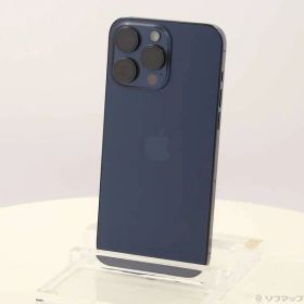 〔中古品〕 iPhone15 Pro Max 256GB ブルーチタニウム MU6T3J／A SIMフリー【198】