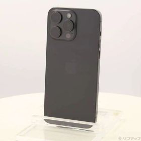 〔中古品〕 iPhone15 Pro Max 256GB ブラックチタニウム MU6P3J／A SIMフリー【297】
