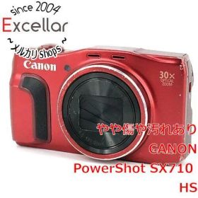 [bn:1] Canon製 PowerShot SX710 HS レッド 2030万画素 本体のみ 本体いたみ