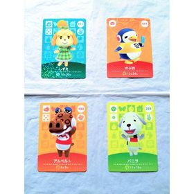 ニンテンドースイッチ(Nintendo Switch)のあつまれどうぶつの森 amiiboカード 4枚セット(その他)