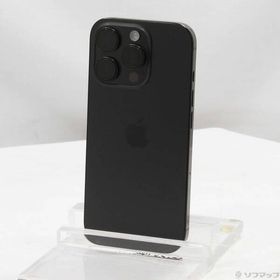 〔中古〕Apple(アップル) iPhone16 Pro 1TB ブラックチタニウム MYN83J／A SIMフリー〔262-ud〕