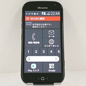 らくらくスマートフォン me F-01L ドコモ ブラック 送料無料 本体 c12745