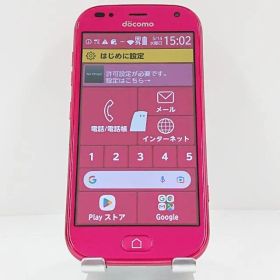 らくらくスマートフォン me F-01L ドコモ ピンク 送料無料 本体 c12243