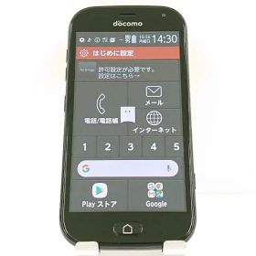 らくらくスマートフォン me F-01L ドコモ ブラック 送料無料 本体 c11868