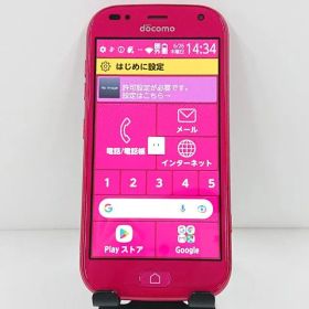 らくらくスマートフォン me F-01L ドコモ ピンク 送料無料 本体 c13246