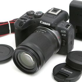【中古】【良品】キヤノン EOS R10 RF-S18-150 IS STM レンズキット CA01-B3515-2Q2B Canon RFマウント APS-C EVF 標準ズーム 高倍率 手ブレ補正 レンズ付き セット 中古
