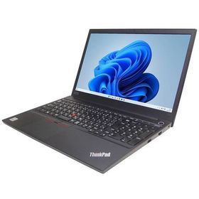 ノートパソコン lenovo ThinkPad E15 Gen3 中古 Windows11 64bit Ryzen5 5500U WEBカメラ テンキー メモリ8GB 高速 SSD 無線LAN フルHD 15インチ A4サイズ 17527