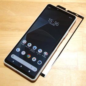 2台セットXPERIA 10 III A102SO保護ガラス付SIMロック解除済