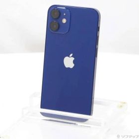 〔中古品〕 iPhone12 mini 64GB ブルー MGAP3J／A SIMフリー【198】