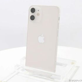 〔中古品〕 iPhone12 mini 256GB ホワイト MGDT3J／A SIMフリー【344】