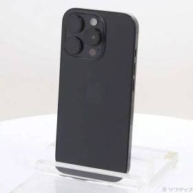 〔中古品〕 iPhone16 Pro 256GB ブラックチタニウム MYN03J／A SIMフリー【368】